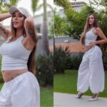 Grávida, Tainá Militão celebra nova fase da gestação e mostra evolução da barriga